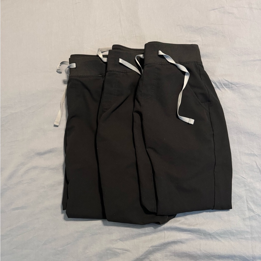 Figs Black Technical Collection Pants